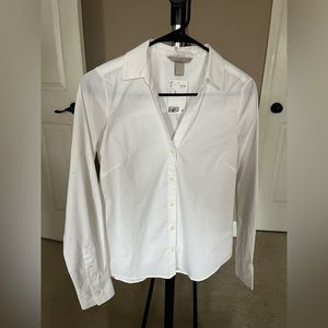 H&M White Button Down Shirt